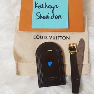 Louis Vuitton Bags - NEW LOUIS VUITTON LV LARGE EBENE BROWN LUGGAGE TAG Louis Vuitton Bags - NEW LOUIS VUITTON LV LARGE EBENE BROWN LUGGAGE TAG